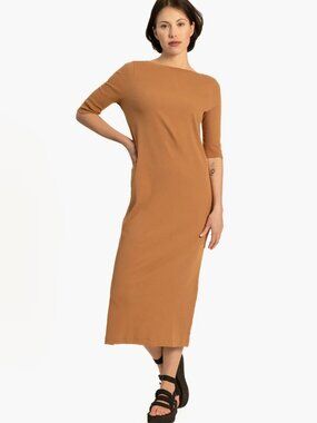 Paper Label Alice Dress (reversible)- grey, size large